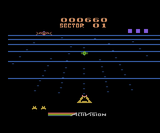 Beamrider atari screenshot