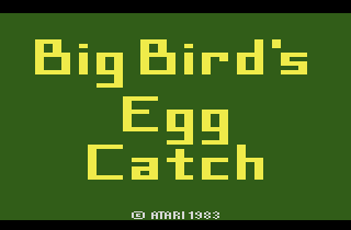 Big Bird's Egg Catch atari screenshot