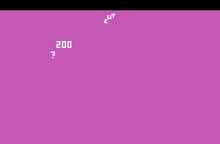 Blackjack atari screenshot