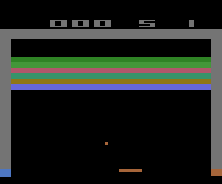 Breakout atari screenshot