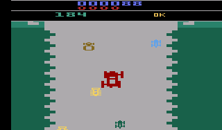 Bump 'n' Jump atari screenshot