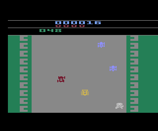 Bump 'n' Jump atari screenshot