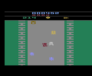Bump 'n' Jump atari screenshot