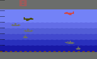 Canyon Bomber atari screenshot