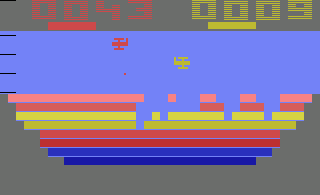 Canyon Bomber atari screenshot