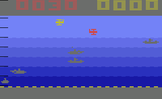 Canyon Bomber atari screenshot