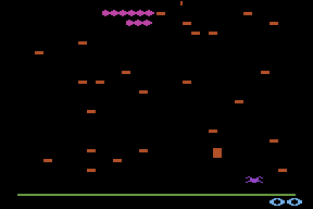 Centipede atari screenshot