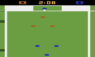 Pelé's Soccer atari screenshot