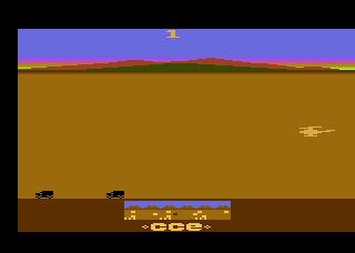 Chopper Command atari screenshot