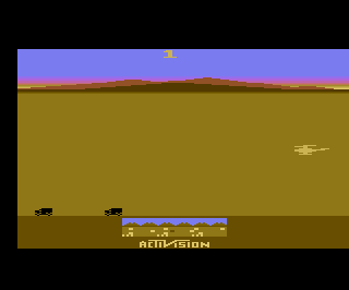 Chopper Command atari screenshot