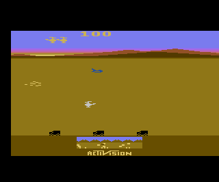 Chopper Command atari screenshot