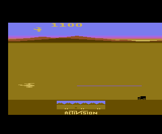 Chopper Command atari screenshot