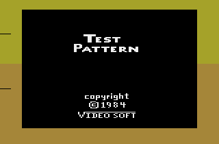 Color Bar Generator Cart atari screenshot