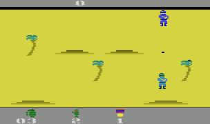 Commando atari screenshot