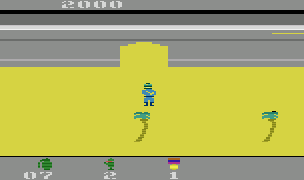 Commando atari screenshot