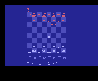 Computer Chess atari screenshot