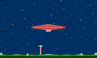 Cosmic Ark atari screenshot