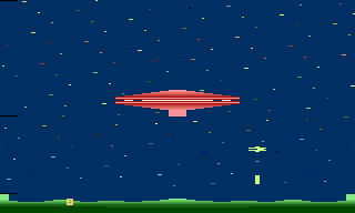 Cosmic Ark atari screenshot