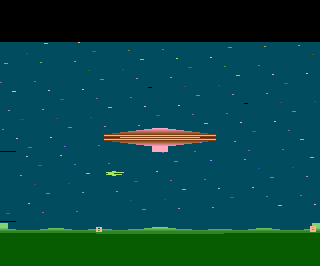 Cosmic Ark atari screenshot