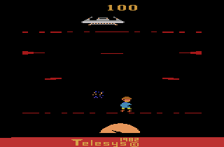 Cosmic Creeps atari screenshot