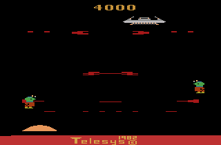 Cosmic Creeps atari screenshot