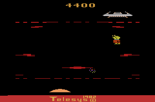 Cosmic Creeps atari screenshot