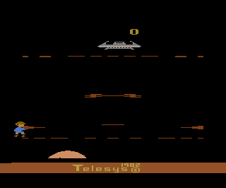 Cosmic Creeps atari screenshot