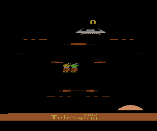 Cosmic Creeps atari screenshot