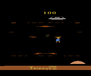 Cosmic Creeps atari screenshot
