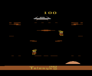Cosmic Creeps atari screenshot
