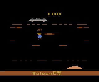 Cosmic Creeps atari screenshot