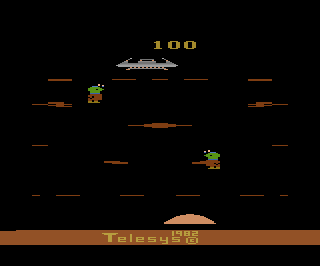 Cosmic Creeps atari screenshot