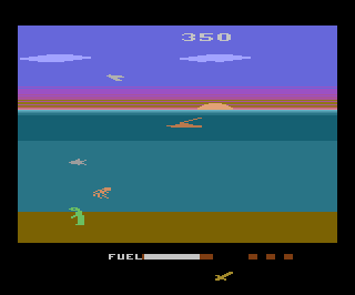 Crash Dive atari screenshot