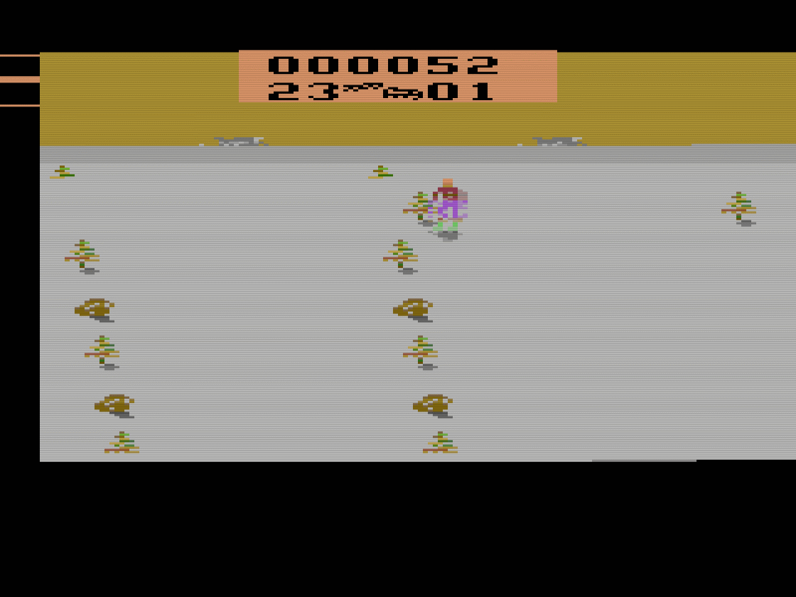 Crazy Ski atari screenshot