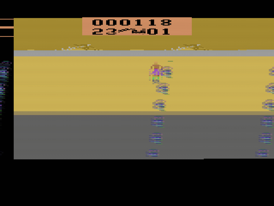 Crazy Ski atari screenshot