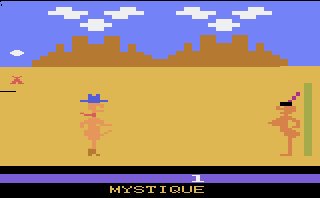 Custer's Revenge atari screenshot