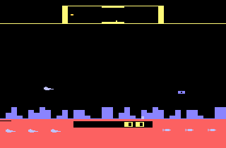 Defender atari screenshot