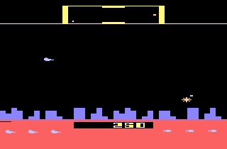 Defender atari screenshot