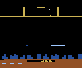 Defender atari screenshot