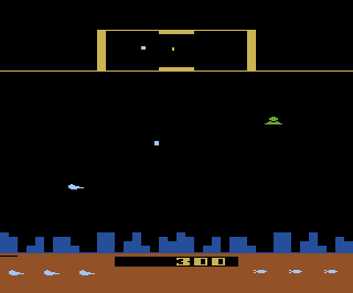 Defender atari screenshot