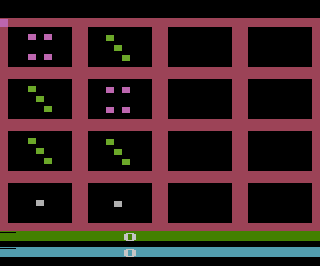 Dice Puzzle atari screenshot