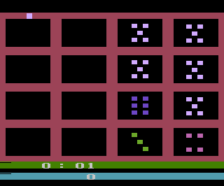Dice Puzzle atari screenshot