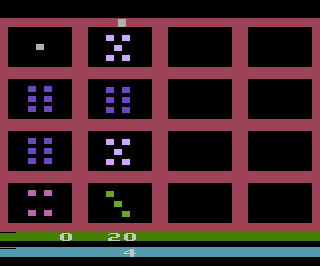 Dice Puzzle atari screenshot