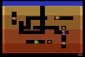 Dig Dug atari screenshot