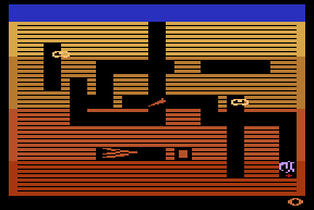 Dig Dug atari screenshot