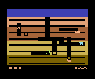 Dig Dug atari screenshot