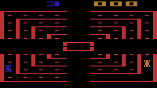 Dodge 'Em atari screenshot