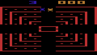 Dodge 'Em atari screenshot