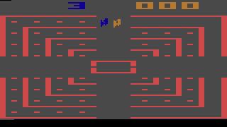 Dodge 'Em atari screenshot