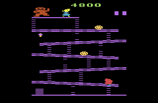 Donkey Kong atari screenshot